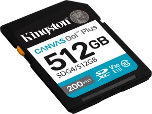 Karta Kingston Canvas Go! Plus (Gen4) SDXC 512 GB Class 10 UHS-I/U3 V30 (SDG4/512GB) 2