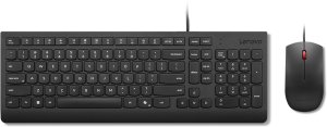 Lenovo Essential Wired Keyboard and Mouse Combo AI U.S. English with Euro symbol (103P) | Lenovo 1
