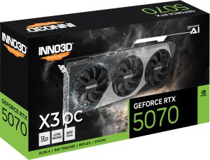 INNO3D GeForce RTX 5070 X3 OC 12GB GDDR7 3xDP 1xHDMI 2