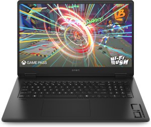 OMEN by HP 17-db0363nw AMD Ryzen™ 9 8945HS Laptop 43,9 cm (17.3") Full HD 16 GB DDR5-SDRAM 512 GB SSD NVIDIA GeForce RTX 4060 Wi-Fi 6E (802.11ax) Windows 11 Home Czarny 1