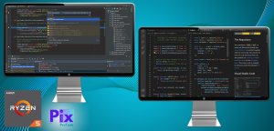 Komputer Pix Protask V7 AMD Ryzen 5 16GB DDR4 512GB SSD DVD Windows 11 10