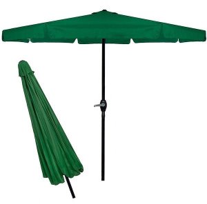 Springos Parasol ogrodowy składany 410 cm duży na balkon zielony UNIWERSALNY 12