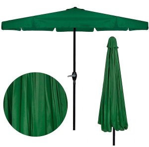 Springos Parasol ogrodowy składany 410 cm duży na balkon zielony UNIWERSALNY 3