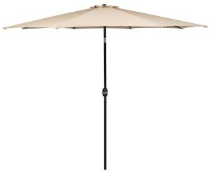 Springos Parasol ogrodowy z regulacją kąta pochylenia 300 cm duży na balkon, taras beżowy UNIWERSALNY 9