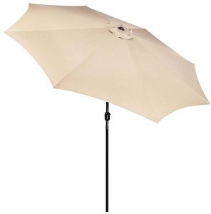 Springos Parasol ogrodowy z regulacją kąta pochylenia 300 cm duży na balkon, taras beżowy UNIWERSALNY 10