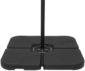 Springos Komplet 4 obciążeń pod parasol ogrodowy, podstawa 60l czarne UNIWERSALNY 14