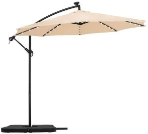 Springos Komplet 4 obciążeń pod parasol ogrodowy, podstawa 60l czarne UNIWERSALNY 18