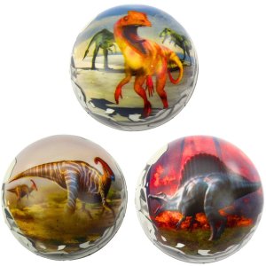 LeanToys Piłka Do Odbijania Ugniatania Piankowa Piłeczka Dinozaury 7cm LEAN TOYS 3