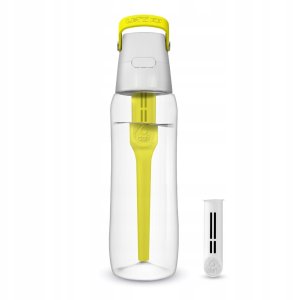 Dafi Butelka filtrująca SOLID 0,5 l cytrynowa z 2 filtrami węglowymi 11