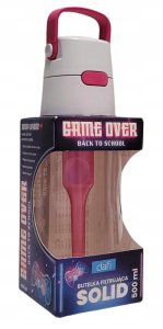 Dafi Butelka filtrująca SOLID 0,5 l cytrynowa z 2 filtrami węglowymi 14