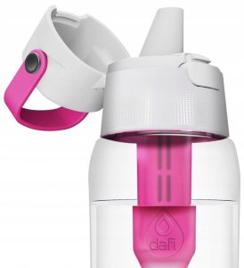 Dafi Butelka filtrująca SOLID 0,5 l cytrynowa z 2 filtrami węglowymi 15
