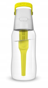 Dafi Butelka filtrująca SOLID 0,5 l cytrynowa z 2 filtrami węglowymi 5
