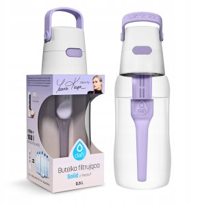 Dafi Butelka filtrująca SOLID 0,5 l digital lavender z filtrem 12