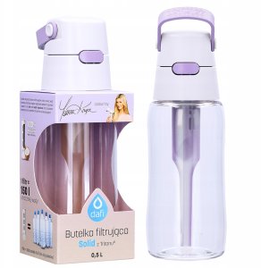 Dafi Butelka filtrująca SOLID 0,5 l digital lavender z filtrem 5
