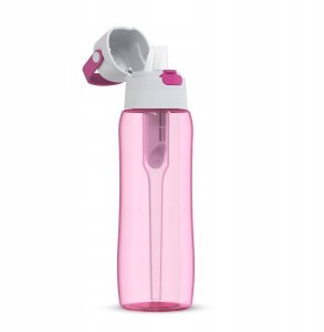 Butelka filtrująca Dafi SOLID 0,7 l flamingowa barwiony zbiornik z filtrem 1