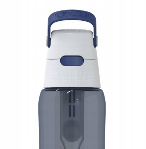 Dafi Butelka filtrująca SOLID 0,5 l jeansowa barwiony zbiornik z filtrem 3