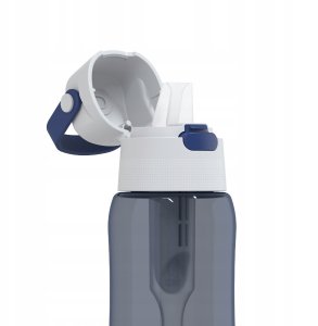 Dafi Butelka filtrująca SOLID 0,5 l jeansowa barwiony zbiornik z filtrem 4