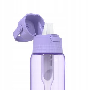 Dafi Butelka filtrująca SOLID digital lavender barwiona 0,5 l z filtrem 4