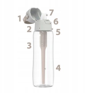 Dafi Butelka filtrująca SOLID 0,5 l cappuccino z filtrem 2