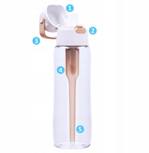 Dafi Butelka filtrująca SOLID 0,5 l cappuccino z filtrem 7