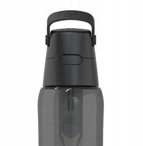 Dafi Butelka filtrująca SOLID czarna barwiona 0,5 l z filtrem węglowym 3