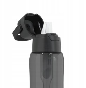 Dafi Butelka filtrująca SOLID czarna barwiona 0,5 l z filtrem węglowym 4