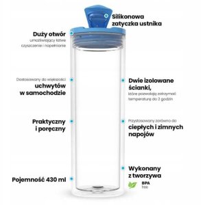 Dafi Kubek termiczny SELF 430 ml termos na kawę 2