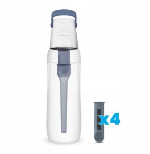 Butelka filtrująca Dafi SOLID 0,7 l jeansowa z 4 filtrami 1