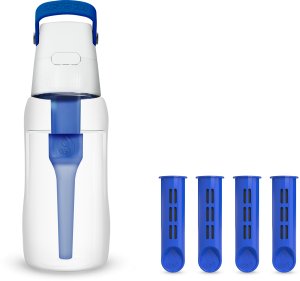 Butelka filtrująca Dafi SOLID 0,5 l szafirowa z 4 filtrami 1