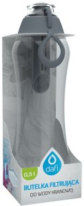 Butelka filtrująca Dafi 0,5l stalowa 4 filtry 5