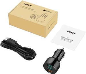Ładowarka Aukey CC-T11 3x USB-A 7.8 A  (CC-T11) 5