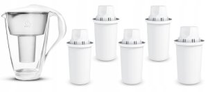 Szklany Dzbanek Dafi CRYSTAL LED 2 l Biały 10 wkładów Classic 15