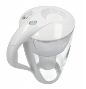 Szklany Dzbanek Dafi CRYSTAL LED 2 l Biały 10 wkładów Classic 18