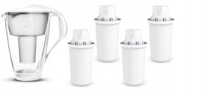 Szklany Dzbanek Dafi CRYSTAL LED 2 l Biały 10 wkładów Classic 26