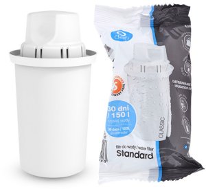 Szklany Dzbanek Dafi CRYSTAL LED 2 l Biały 10 wkładów Classic 3