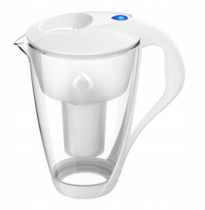 Szklany Dzbanek Dafi CRYSTAL LED 2 l Biały 10 wkładów Classic 8