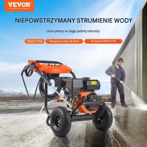 Gazowa Myjka Ciśnieniowa 3500 PSI 10 L/min 7