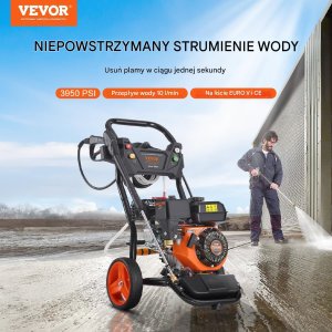 Gazowa Myjka Ciśnieniowa 3950 PSI 10 L/min 7