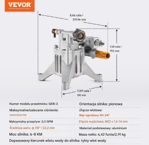 Pompa Myjki CIśnieniowej 3300 PSI 2