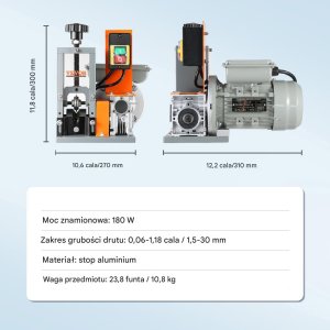 Vevor Automatyczna Maszyna do Zdejmowania Izolacji 180 W 2