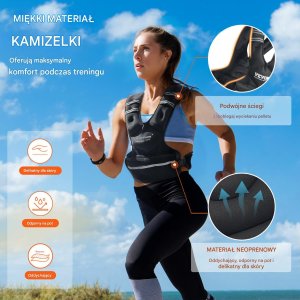 Regulowana kamizelka obciążeniowa 5-14,5 kg 3