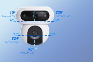 Kamera IP Ezviz HB90 z panelem solarny 8W dual 4MP+4MP Wi-Fi AOV 6