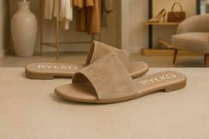 Klapki damskie Ryłko 0AGH2_V beż 38 4