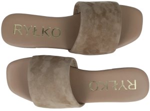 Klapki damskie Ryłko 0AGH2_V beż 38 5