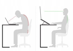 Podstawka pod laptop aluminiowa 13 cali 6