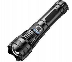 latarka taktyczna 16,5 x 4 x 4 cm 2200mAh 2