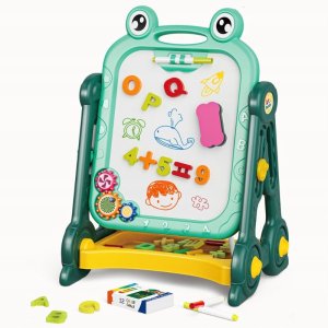 Tablica dwustronna kredowa/magnetyczna zielona 1