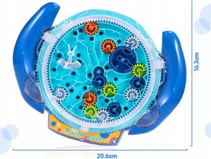 Gra logiczna labirynt 3D niebieski 8