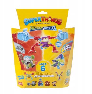 Figurka Magic Box SUPERTHINGS Mutant Battle 2 + Egzoszkielety 4 Figurki 3