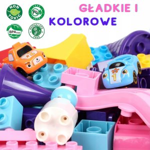 Klocki konstrukcyjne 162 elementy dla dziewczynek 11